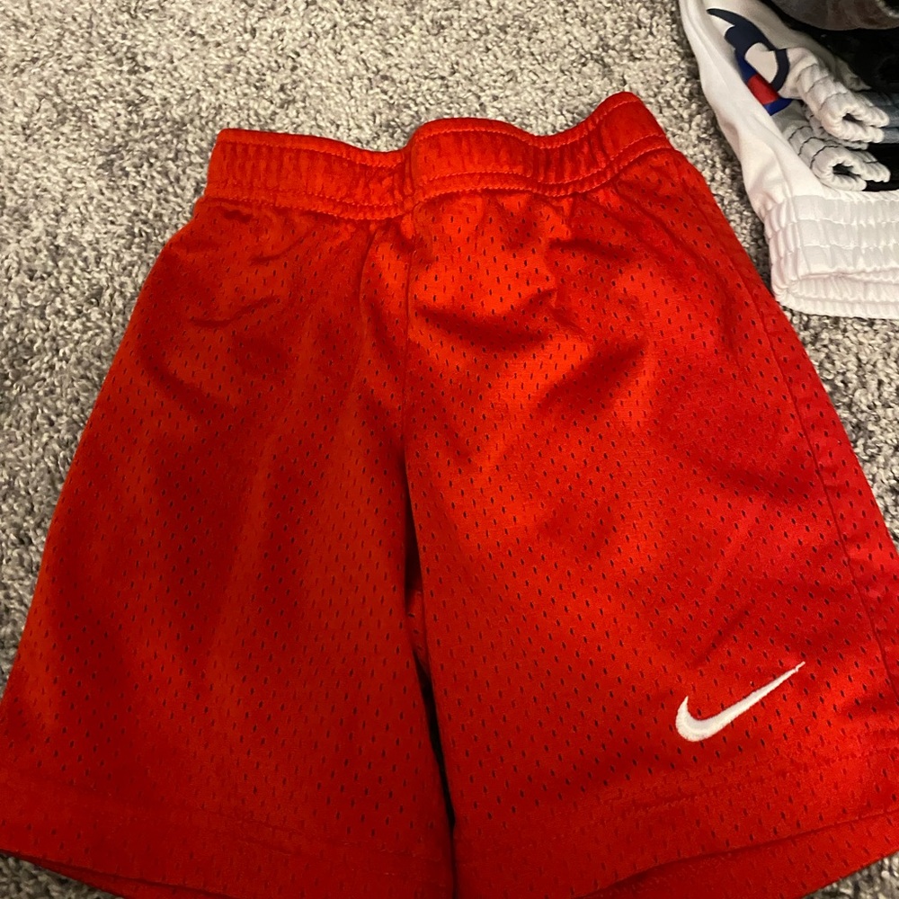 Red xs 4-5 little boy Nike shorts